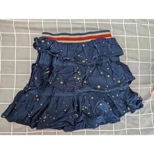 Boden Blue tiered ruffle skirt